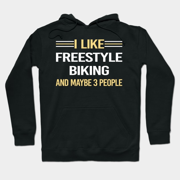 3 People Freestyle Biking Hoodie by symptomovertake